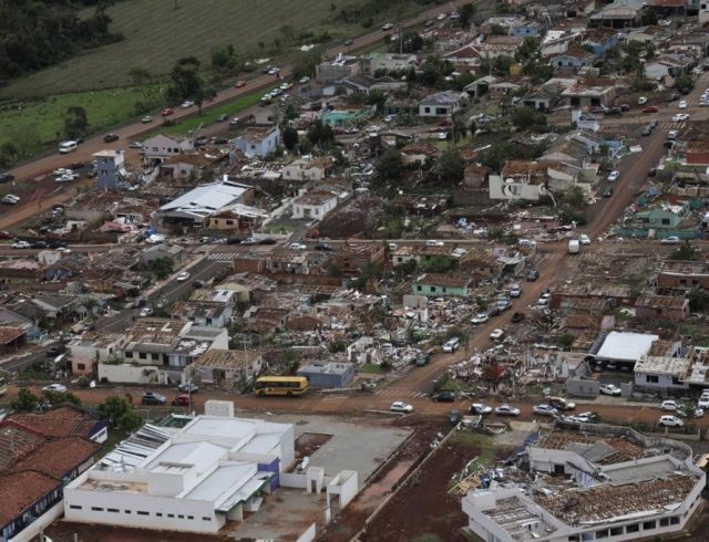 BRAZIL-WEATHER-TORNADO