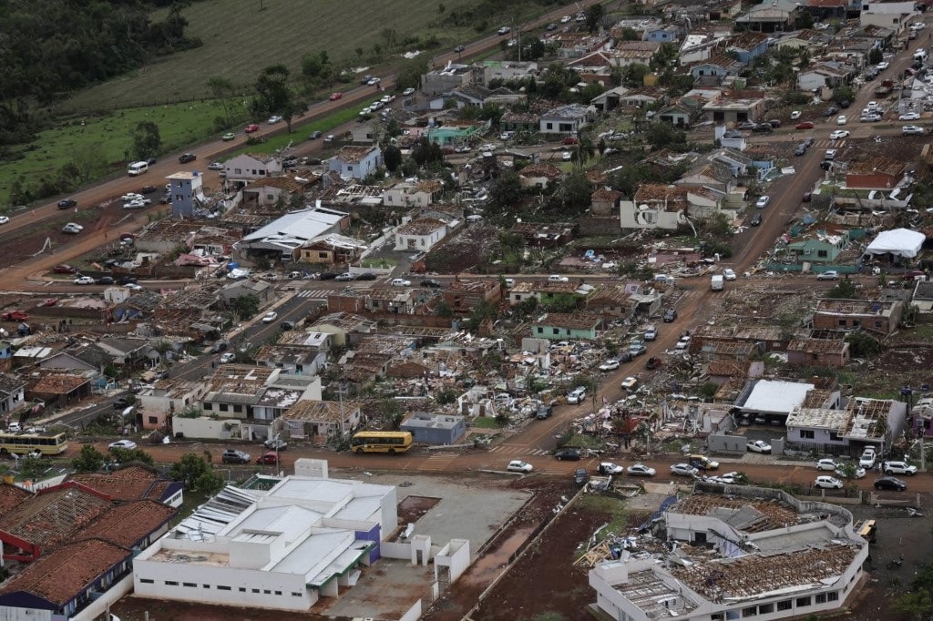 BRAZIL-WEATHER-TORNADO