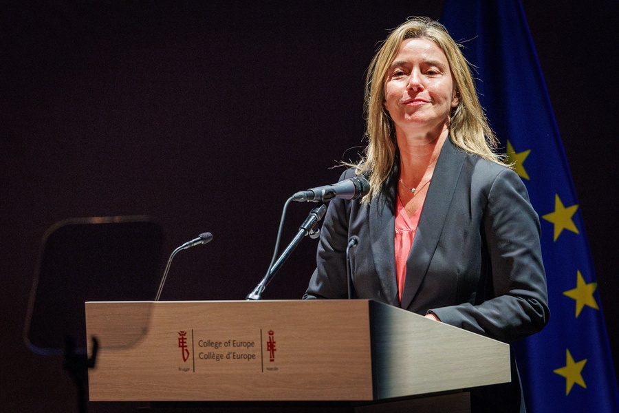 Federica Mogherini and two others arrested in investigation into suspected fraud