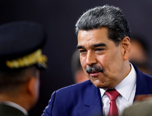 FILE PHOTO: Venezuela’s President Nicolas Maduro holds a press conference, in Caracas