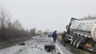 [384114] ΕΙΚΟΝΕΣ ΑΠΟ ΤΟ ΠΟΛΥΝΕΚΡΟ ΤΡΟΧΑΙΟ ΔΥΣΤΥΧΗΜΑ ΜΕ ΦΙΛΑΘΛΟΥΣ ΤΟΥ ΠΑΟΚ  ΣΤΗΝ ΤΙΜΙΣΟΑΡΑ ΤΗΣ ΡΟΥΜΑΝΙΑΣ