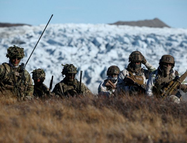 FILE PHOTO: Military drills in Greenland