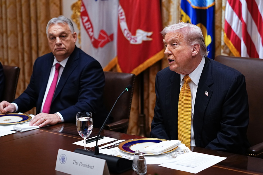 US President Trump welcomes Hungarian Prime Minister Orban to White House