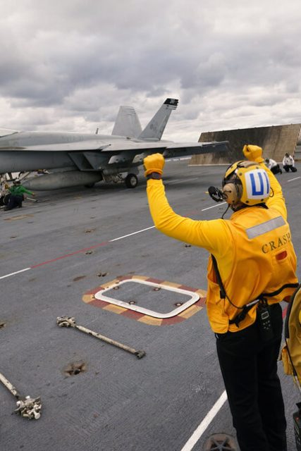 Aircraft Carrier Deploys