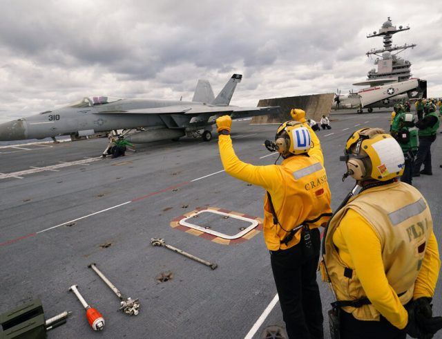 Aircraft Carrier Deploys