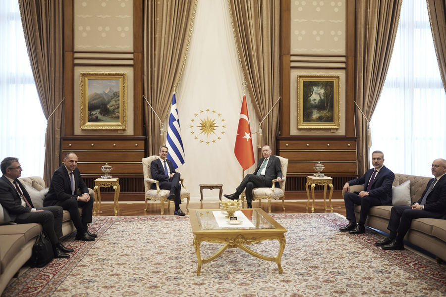 ΑΓΚΥΡΑ: ΣΥΝΑΝΤΗΣΗ ΜΗΤΣΟΤΑΚΗ Κ. ΜΕ ΕΡΝΤΟΓΑΝ Ρ.Τ.