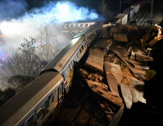 Hellenic Train; Evangelismos; Larisa; Larissa; accident; collision; rail; railway; Ευαγγελισμός; Λάρισα; ΟΣΕ; ατύχημα; δυστύχημα; σιδηροδρομικό ατύχημα; σιδηρόδρομος; σύγκρουση; τρένα; τρένο; Τέμπη; Tempi;