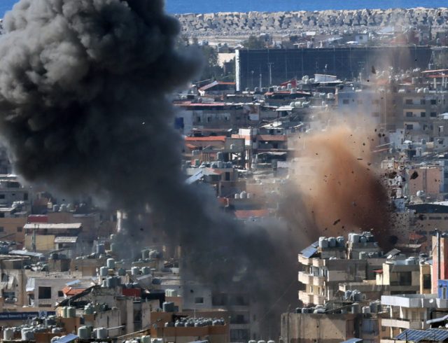 Israeli airstrike targets southern Beirut