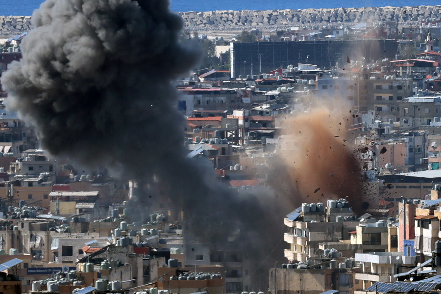 Israeli airstrike targets southern Beirut