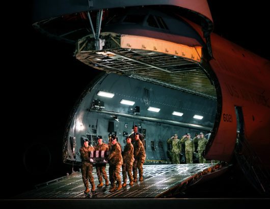 APTOPIX Casualty Return Army Kuwait