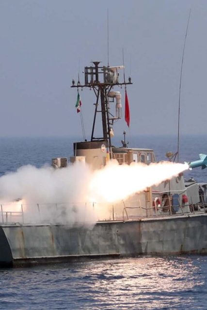 Military excercises in Gulf and Oman Sea