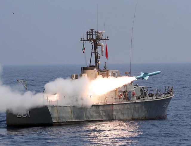 Military excercises in Gulf and Oman Sea