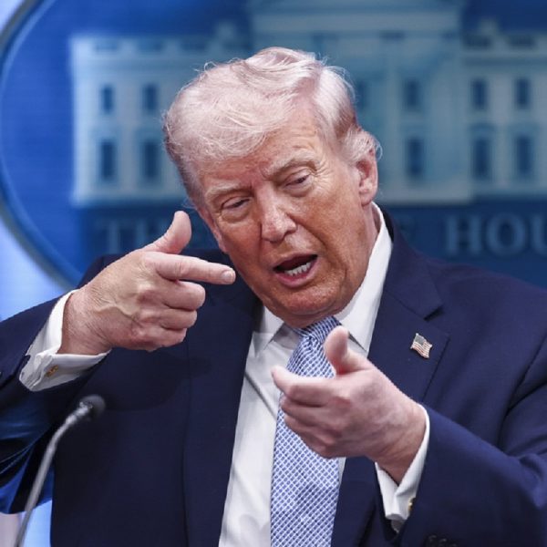 US president and secretary of defense brief media on Iran