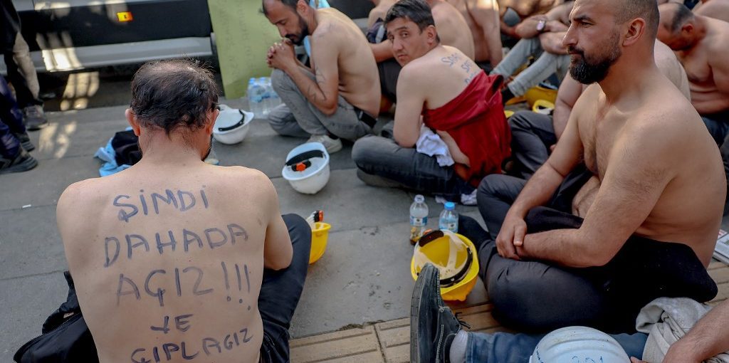 TURKEY-POLITICS-MINERS-PROTEST