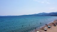 Attica; beach; coast; hot weather; summer; sun; sunny; weather; αττική; ζέστη; καλοκαίρι; παραλία; παραλιακό μέτωπο; υψηλές θερμοκρασίες; heat wave; heatwave; θερμοκρασία; temperature; high temperature; σχοινιάς; αέριες φωτογραφίες; drone; drone pictures; aerial;