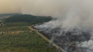 BELGIUM-ENVIRONMENT-CLIMATE-WEATHER-WILDFIRE