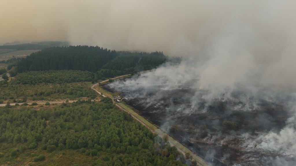 BELGIUM-ENVIRONMENT-CLIMATE-WEATHER-WILDFIRE
