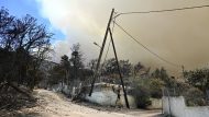 [388802] ΕΙΚΟΝΕΣ ΚΑΤΑΣΤΡΟΦΗΣ ΑΠΟ ΤΑ  ΚΑΜΕΝΑ ΣΤΟ ΠΟΡΤΟ ΓΕΡΜΕΝΟ (ΜΙΧΑΛΗΣ ΚΑΡΑΓΙΑΝΝΗΣ / EUROKINISSI)