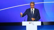 [389339] ΟΜΙΛΙΑ ΤΟΥ ΠΡΩΘΥΠΟΥΡΓΟΥ ΚΥΡΙΑΚΟΥ ΜΗΤΣΟΤΑΚΗ ΣΤΑ ΕΓΚΑΙΝΙΑ ΤΗΣ 90ης ΔΕΘ  (ΡΑΦΑΗΛ ΓΕΩΡΓΙΑΔΗΣ / EUROKINISSI)