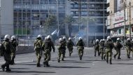 ΣΥΛΛΗΨΕΙΣ ΣΤΗ ΠΕΡΙΟΧΗ ΤΗΣ ΟΜΟΝΟΙΑΣ ΜΕΤΑ ΤΟ ΤΕΛΟΣ ΤΟΥ ΠΑΝΕΚΠΑΙΔΕΥΤΙΚΟΥ ΣΥΛΛΑΛΗΤΗΡΙΟΥ  (ΔΑΝΑΗ ΔΑΥΛΟΠΟΥΛΟΥ / EUROKINISSI)