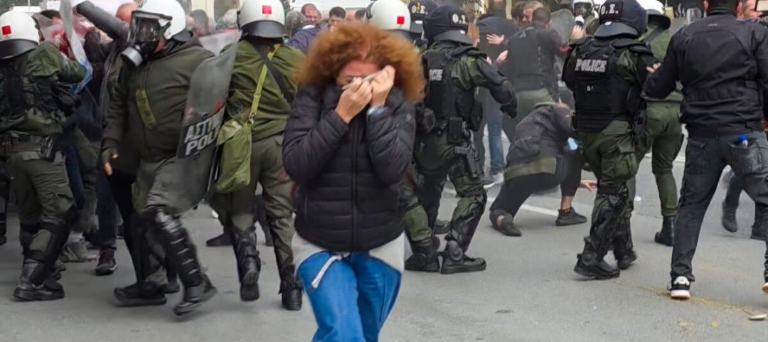 [390741] ΑΝΤΙΦΑΣΙΣΤΙΚΗ ΣΥΓΚΕΝΤΡΩΣΗ ΣΤΟ ΑΓΑΛΜΑ ΒΕΝΙΖΕΛΟΥ ΣΤΗ ΘΕΣΣΑΛΟΝΙΚΗ (EUROKINISSI)
