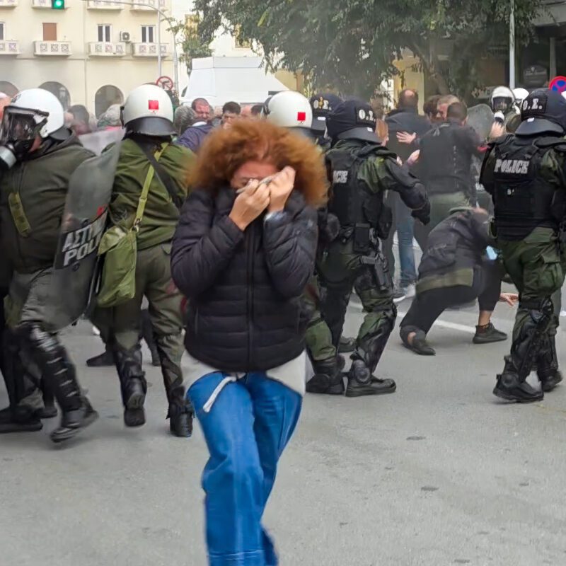 [390741] ΑΝΤΙΦΑΣΙΣΤΙΚΗ ΣΥΓΚΕΝΤΡΩΣΗ ΣΤΟ ΑΓΑΛΜΑ ΒΕΝΙΖΕΛΟΥ ΣΤΗ ΘΕΣΣΑΛΟΝΙΚΗ (EUROKINISSI)